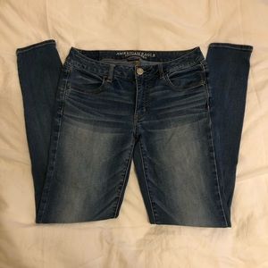 American Eagle Med Wash Jeggings | sz 8 Long